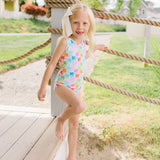 Lucy Swim in Palm Tree