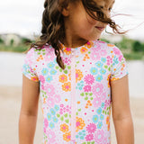 Zoey Swim in Pink Flowers