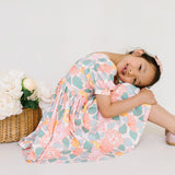 Puff Dress in Soft Floral