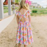 Rosita Dress in Pink Flowers