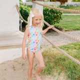 Lucy Swim in Palm Tree
