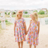 Rosita Dress in Pink Flowers