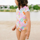 Zoey Swim in Pink Flowers