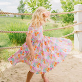 Classic Twirl in Pink Flowers