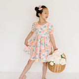 Puff Dress in Soft Floral