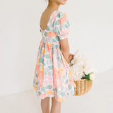 Puff Dress in Soft Floral