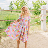 Classic Twirl in Pink Flowers
