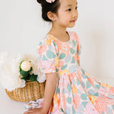 Puff Dress in Soft Floral