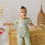 Puffed Rosie Romper in Sunlit Sage