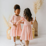 Gwendolyn Ruffle Dress in Petal Pop