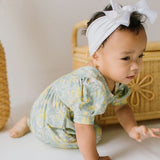Puffed Rosie Romper in Sunlit Sage