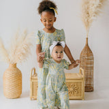 Puffed Rosie Romper in Sunlit Sage