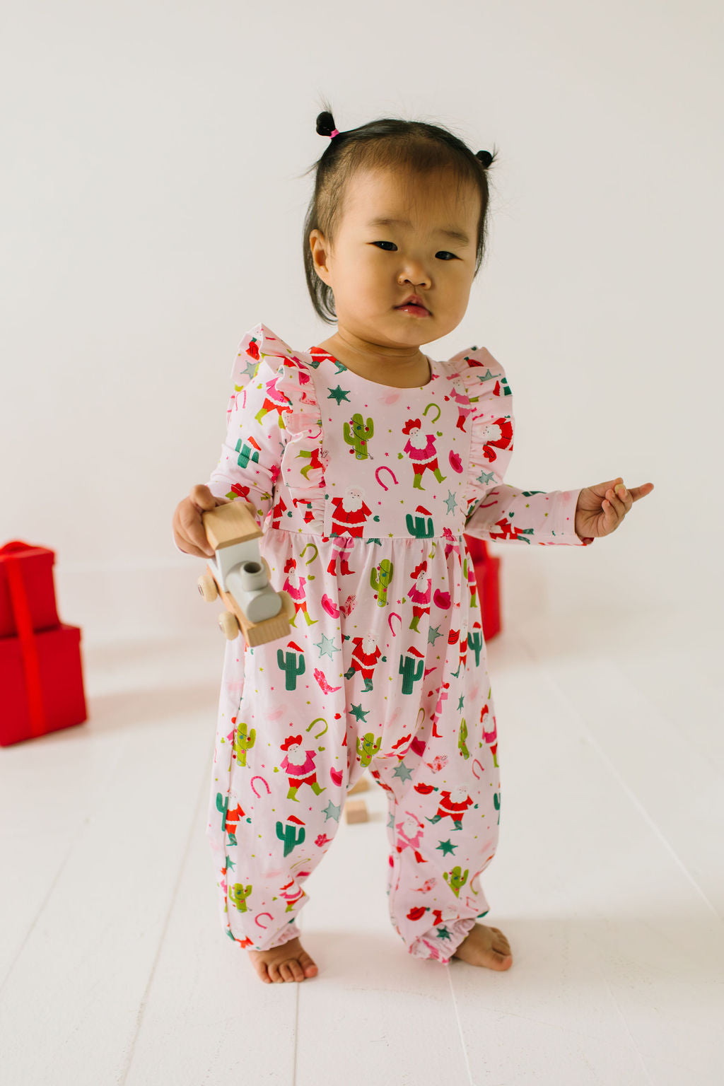 Mabel Bubble in Cowboy Santa