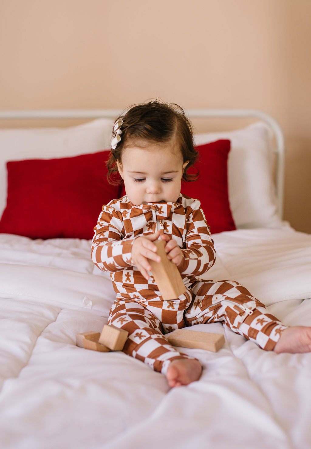Zippy Bamboo Baby PJ in Gingerbread