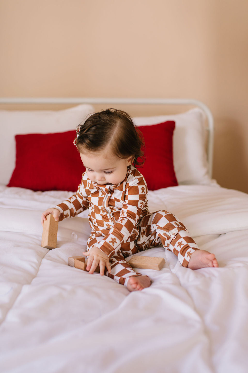 Zippy Bamboo Baby PJ in Gingerbread