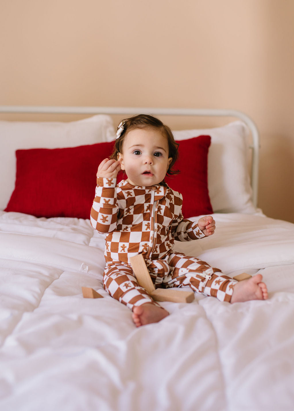 Zippy Bamboo Baby PJ in Gingerbread