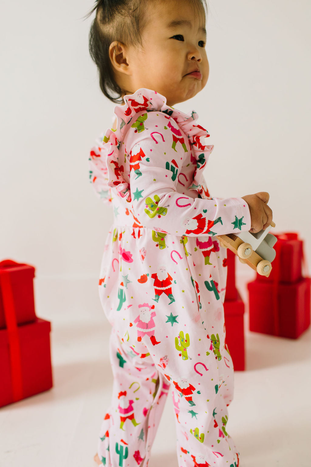 Mabel Bubble in Cowboy Santa