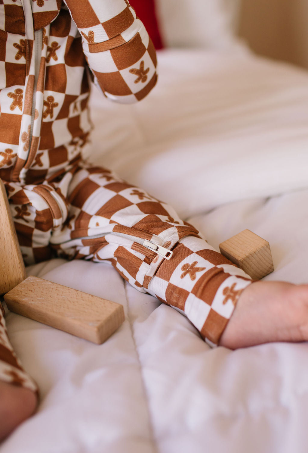 Zippy Bamboo Baby PJ in Gingerbread
