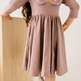 Rubina Dress in Mauve