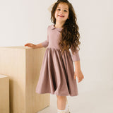 Rubina Dress in Mauve