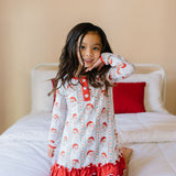 Lounge Dress in Vintage Santa