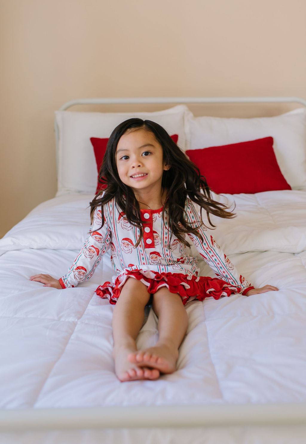 Lounge Dress in Vintage Santa