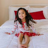 Lounge Dress in Vintage Santa