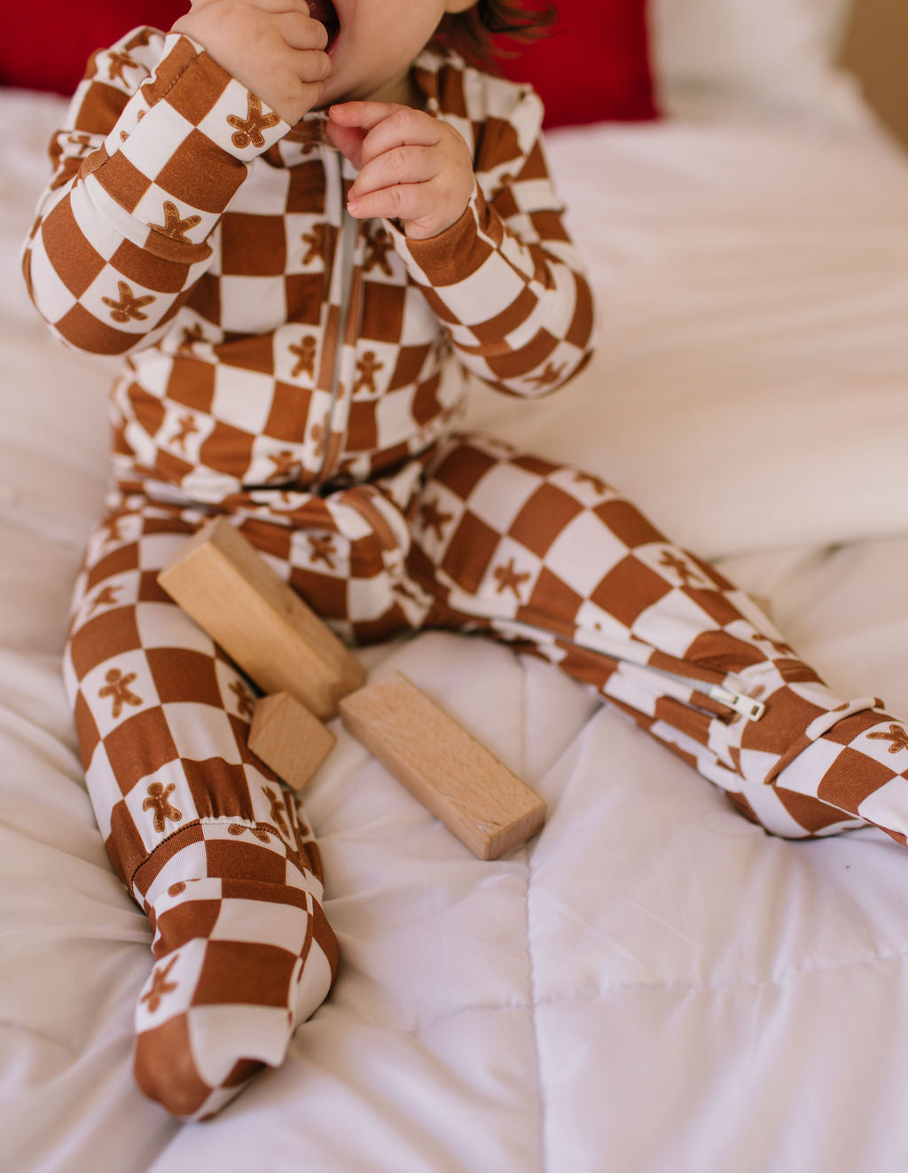 Zippy Bamboo Baby PJ in Gingerbread