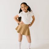 Essential Uniform Skort Khaki