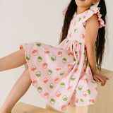 Olivia Dress in Apple A Day