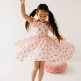 Olivia Dress in Apple A Day
