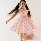 Olivia Dress in Apple A Day