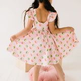 Olivia Dress in Apple A Day
