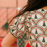 Aura Tulle Dress in Lattice Tree