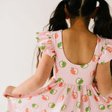 Olivia Dress in Apple A Day