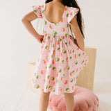 Olivia Dress in Apple A Day