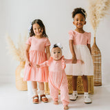 Tutu Dress in Painted Petal