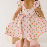 Olivia Dress in Apple A Day
