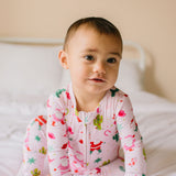 Zippy Bamboo Baby PJ in Santa Cowboy
