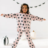 Lounge Wear Set in Black Cat
