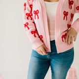 Bow Knit Cardigan | Womens