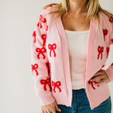 Bow Knit Cardigan | Womens