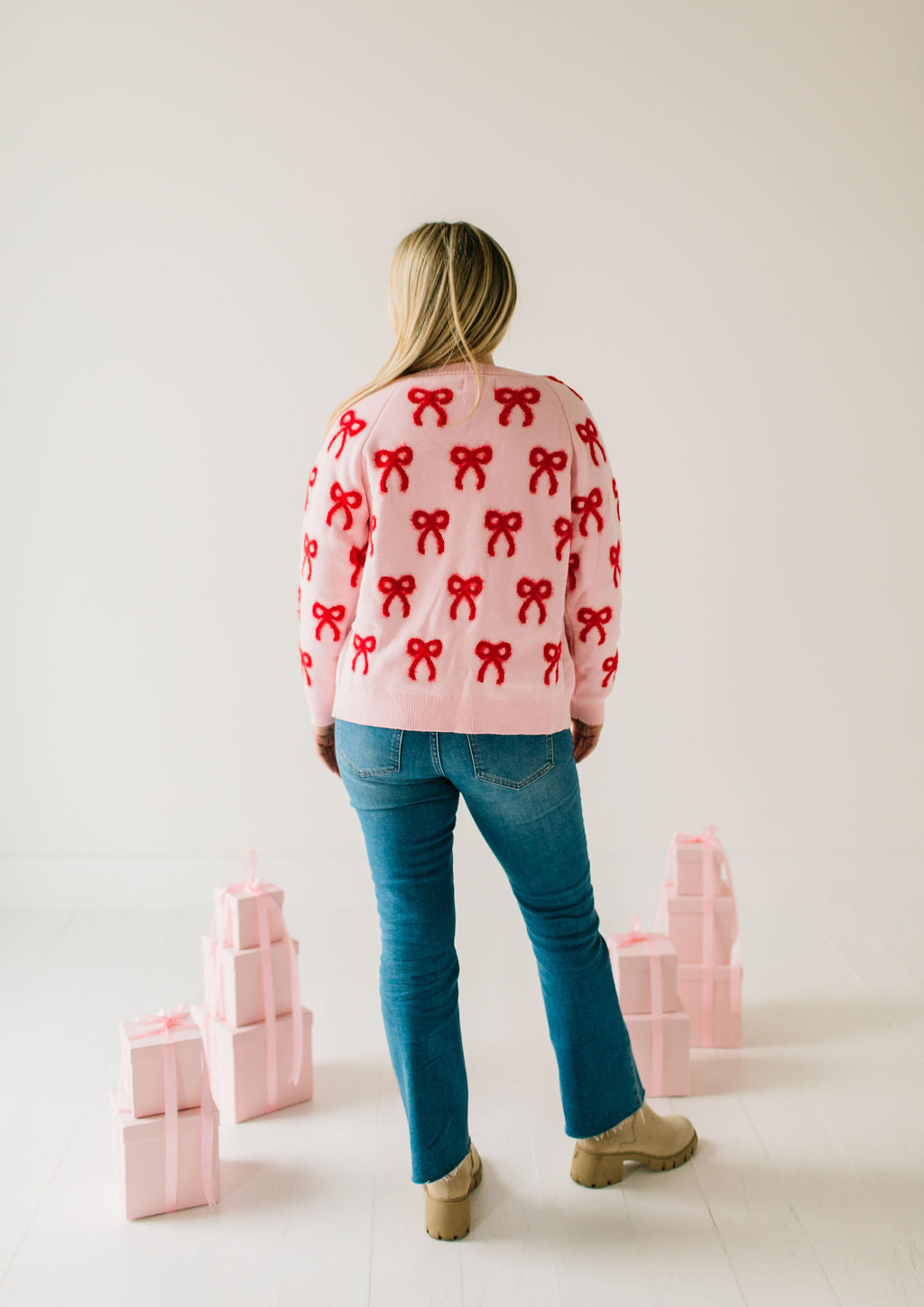 Bow Knit Cardigan | Womens