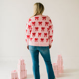 Bow Knit Cardigan | Womens