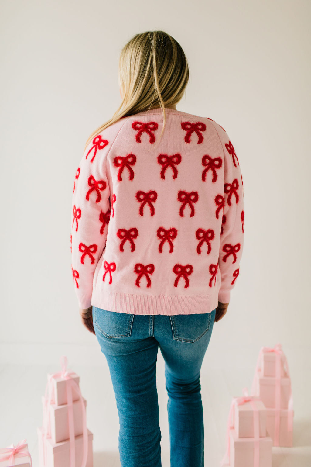 Bow Knit Cardigan | Womens