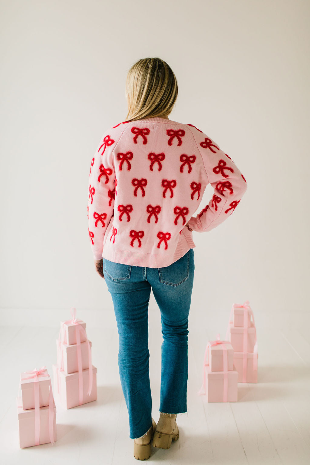 Bow Knit Cardigan | Womens