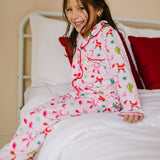 2 piece Button Up Pj Set In Cowboy Santa