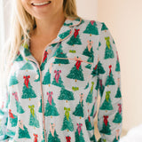 Women's PJ Set in Trim The Tree
