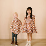 Alana Dress in Gingerbread