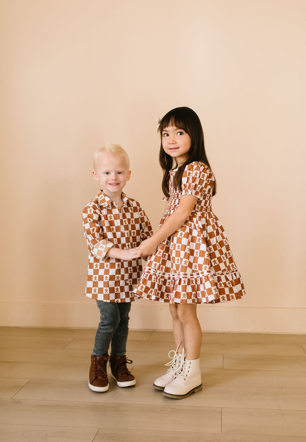 Alana Dress in Gingerbread